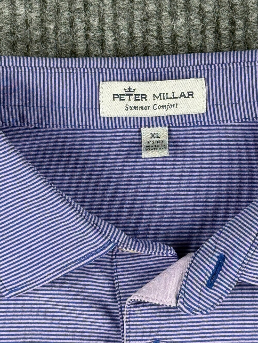 Peter Millar Summer Comfort Golf Polo Youth XL Short Sleeve Gasparilla Golf Club - Picture 2 of 9